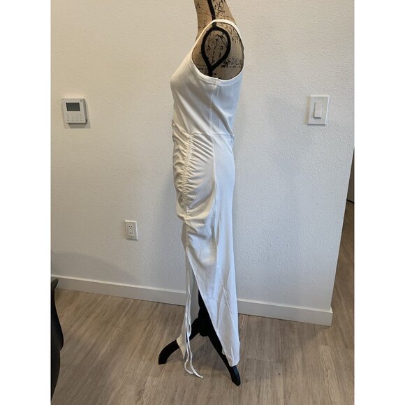 (F-183) Chicme ahorts sleeves womens dress size L white color - Picture 5 of 8